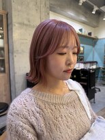 ロンドフルール 大宮東口(Lond fleur)&nbsp;ミニウルフレイヤーカット顔周りカット前髪カット韓国ボブ/大宮