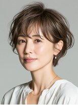 ビフィーノ リルネ(Bifino Rilune)&nbsp;クラゲヘアー/小顔/ココアベージュ/オリーブグレー/川西