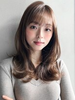 アグノス 青山(Agnos)&nbsp;ミディアムレイヤーカット20代30代40代◎こなれヘアうるツヤ