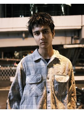 ランプ 代官山(the lamp) メンズスパイキーショート大人ストリートスタイルピンパーマ