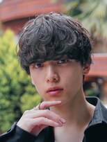 フィフスパーク(fifth PARK)&nbsp;渋谷シャドウパーマ波巻きスパイラルパーマメンズマッシュウルフ