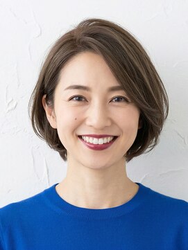 と和×美髪クリニック 巣鴨店 お手入れ簡単。40代の大人上品ショート。ひし形シルエット