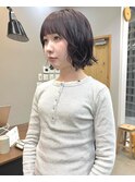 ボブ/ボブパーマ/暖色カラー