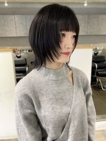ヘアーズルネッタアベノ(HAIR'S Lunetta abeno)&nbsp;【大阪/天王寺】ウルフレイヤーカット×ダークトーンカラー