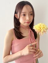 シエルバイアフロート(ciel by afloat)&nbsp;【山田】シースルーバング韓国風ハッシュカットレイヤーカット