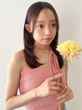 シエルバイアフロート(ciel by afloat) 【山田】シースルーバング韓国風ハッシュカットレイヤーカット