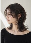 20/30/40代にオススメ 大人カワイ/ミディアムウルフ