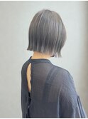 レイヤーボブ×ニュアンスウルフ×グレージュ横浜駅
