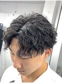 縦落ちツイストスパイラルセンターパート