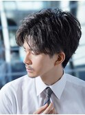 【alpha 新宿】センターパート×ツイストスパイラルパーマ