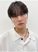 メンズ◎縮毛矯正×束感ショートイケメンシースルーバング
