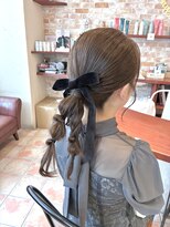 リュクスフォーヘアー アヴェダ(LUXE for hair AVEDA)&nbsp;ヘアセット×編みおろし