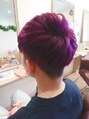 ヘアーアンドリラクゼーション ノーベル(Hair&Relaxation NOBEL)&nbsp;メンズカットカラー！！インパクトのあるヴァイオレットカラー★