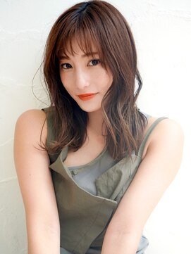 ラフィス ヘアー ロッサ 茨木店(La fith hair rosa) 【La fith】 ナチュラルセミディスタイル