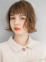 ルティア(Lutia)&nbsp;オン眉外ハネボブ　マロンベージュ