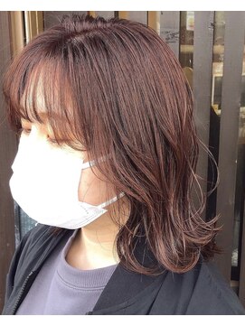 ヘアー ファルル(HAIR FaLuLu) ウルフボブ/ピンクラベンダー