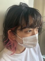 ヘアーアンドメイク ルシエル(hair&make Luxiel) インナーカラー×ピンク【葛西】