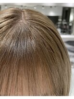 ジンジャー(GINGER) ブリーチ×ハニーベージュ×髪質改善×トリートメント