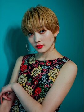 カラーサロンビスカリア 相模原エリア 淵野辺駅店(Color salon Biscaria) 簡単スタイリング☆オレンジカラー☆個性的[淵野辺/淵野辺駅]