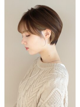 アフロート ギンザ(AFLOAT GINZA) 【小鳥居】シルキーベージュ大人可愛いボブショート前上がりボブ