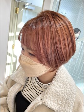 ループ(LOOP) ピンクブラウンショート