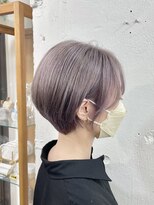 リッカ(RICCA)&nbsp;ハイトーンシルバーベージュ ショートボブ♪