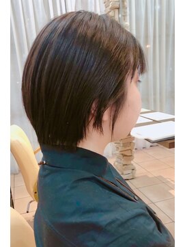 ティエル(Tiele) 丸みボブx縮毛矯正