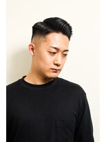 レンゲン(LENGEN)&nbsp;メンズかき上げニュアンスマッシュサイドパート韓国マッシュ