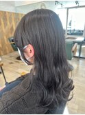 ダークグレー×ロングローレイヤー