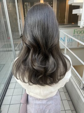 アソビセカンド 原宿(ASOBI 2nd) オリーブグレージュ　20代/30代/ブリーチなし