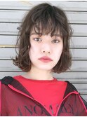 ニュアンスボブ_大人ガーリーチョコレートプリカール_78600