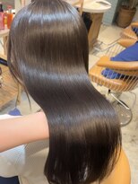 ロンド シャルム 吉祥寺(Lond charme)&nbsp;大人ガーリー チョコレートカラー 髪質改善カラー