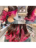 キジ(KIJI)&nbsp;★フラッシュピンク×インナーカラー★詳細はブログまで