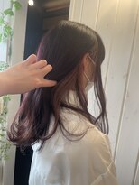 マリブヘアリゾート 太田店(malibu hair resort) カシスピンク×インナーピンク