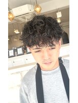 アンジュベイナハ (Ange Bay NAHA)&nbsp;メンズ×スパイラルパーマ