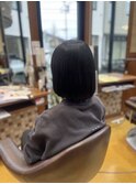 コロっと収まるボブのストレート