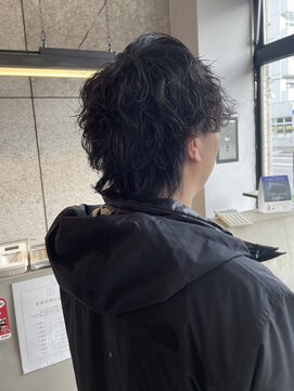 リンダテーラ(Linda tela) 【札幌白石】メンズウルフパーマ/襟足長め/メンズパーマ