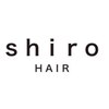 シロヘアー(shiro hair)のお店ロゴ