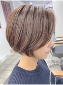 ひし形小顔×大人ショートボブ/40代50代【Ruufus恵比寿渋谷】