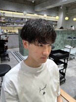 ゼスト リル 新宿(ZEST lill)&nbsp;シャドウパーマ 無造作パーマ くせ毛風 新宿 塩澤太一