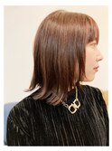 切りっぱなしボブ