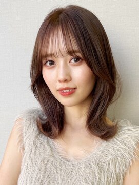 サンド ミュウ 横浜店(sand mieu) レイヤーカット/オリーブベージュ/カラー/韓国/顔周り/前髪/横浜