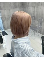 ワンズ リー 上大岡店(One's ly) ハイトーンボブ_ミルクティーベージュ