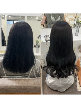 ハイエクステンション 京都駅前店(Hi-Extension) ブルーブラック@dresser____166