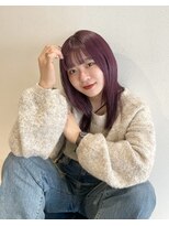 ゲリール ヘア プラス ケア(guerir hair+care) 【guerir hair + care】ボルドー×ラベンダー