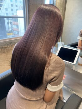アン(Un)の写真/【髪質改善】くせ毛やうねりでお悩みの方！人気の髪質改善でダメージを修復し、毛先まで潤う美艶ヘアに♪