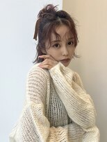ラックスビー オオサカ  梅田茶屋町店(LUXBE OSAKA)&nbsp;大人ガーリーリボンヘアアレンジ梅田ヘアセット