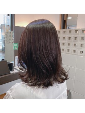 ニュイ 高槻 阪急茨木店(nui) 黒髪ボブルフネビージュ小顔ワンレンスペインカール