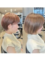 エス 天満扇町(esu)&nbsp;似合わせショート＃ショート＃髪質改善＃大阪