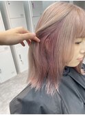 ホワイトミルクティー×くすみピンク【shion】